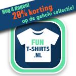 Funtshirts.nl - Nog maar 4 dagen 20% korting!